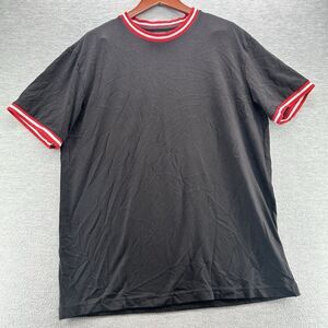 NO BOUNDARIES - Men's Black Short Sleeve Shirt Size Large 42-44   A52